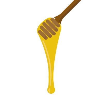 Bal çizgi film vektörü. Metin için boş alan. Duvar Kağıdı.