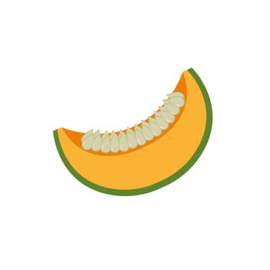 Balkabağı çizgi film vektörü. Balkabağı çizimi. Dekoratif balkabağı, bir bütün ve eski püskü meyveler.