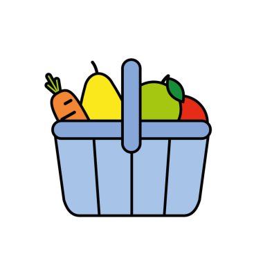 Mobil web sitesi logo uygulaması UI tasarımı için modern tarzda organik, sebze ikonu. Basit vektör simgesi.