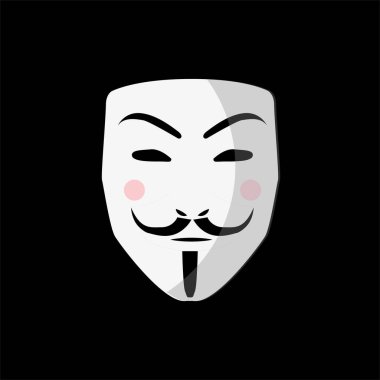 A creative design icon of hacker mask