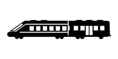 tren ikonu, tren vektör tren işareti modern taşımacılığın sembolü