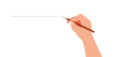 El çizimi düz çizgi. El yazısı sanat kolu kavramı, mürekkep yazımı, belgeler ve anlaşmalar, öğrenci öğrenim planlaması.