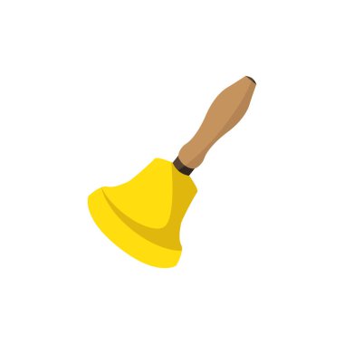 Okul Çanı Düz Simgesi