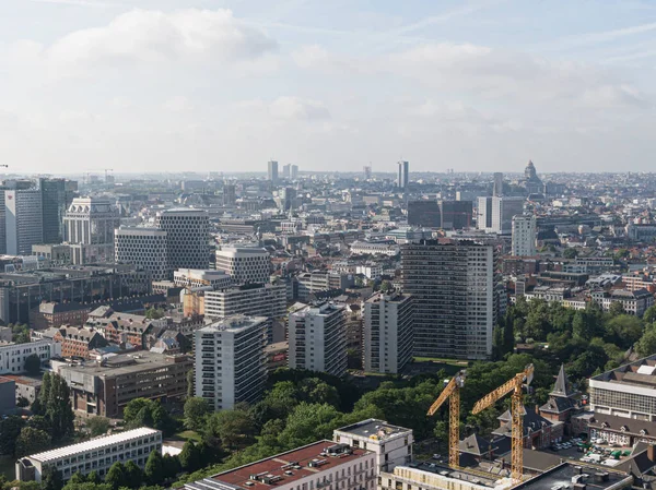 Bryssel Belgien Maj 2022 Stadslandskap Bryssel Kontorsdistrikt Blandat Med Bostadsbyggnader — Stockfoto