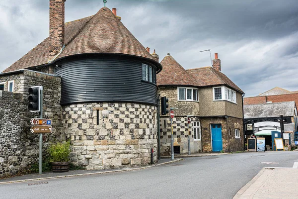 stock image Sandwich,Kent,England,United Kingdom - August 30, 2022 : View of the Barbican Gate 