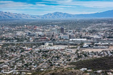Tucson manzaralı Tumamoc Hill, Arizona