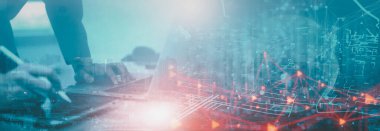 Bilgisayarla çalışan gelişmiş programcı yapay zekaya sahip akıllı şehir ağı kontrol sistemi kurar ya da ağ bilgi sistemi geliştirmek için küresel yapay zeka ya da AI dijital bağlantı ağı