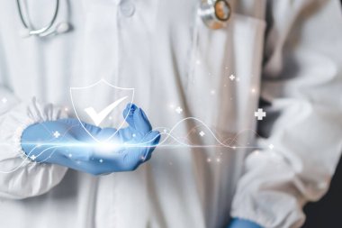 Sağlık Sigortası Konsepti, Doktor Sınır Teknolojisini Kesen Modern Hastanelerde Dijital Sağlık Uygulaması, Gelişmiş Sağlık Analizi, Yazılım, Laboratuar Çözümleri