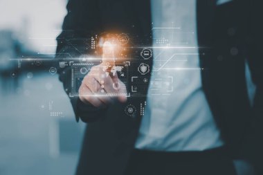 El ve parmak izi taraması ve siber güvenlik örtüsüyle, biyometrik erişim, yapay zeka tanıma, güvenli bankacılık ve teknoloji altyapısı için şifreli veri koruması