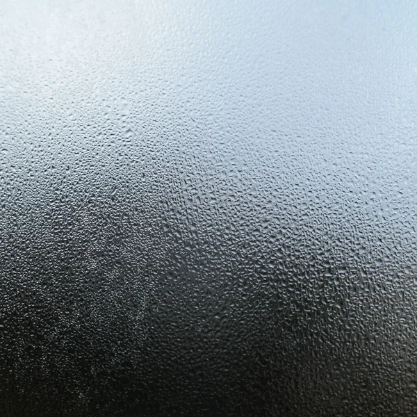 Nagy Cseppek Harmat Ablakon Után Páralecsapódás Ablakon Textúra Vízcseppek Üvegen — Stock Fotó