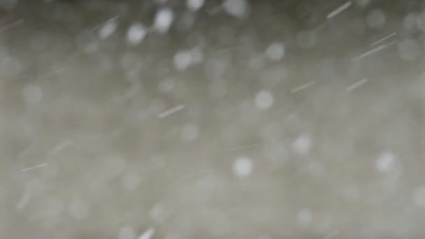 Fenomeno Naturale Inverno Neve Vento Che Soffia Vista Dalla Finestra — Video Stock
