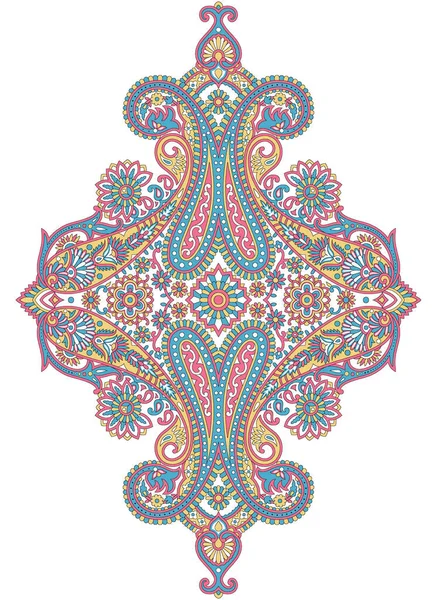Tradiční Asijské Paisley Motiv Design — Stock fotografie