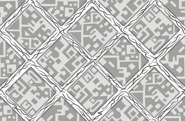 Seamless Abstract Tribal Pattern Design — Stock Photo, Image