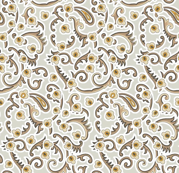 Seamless Swirly Floral Pattern Design — Stock Photo, Image