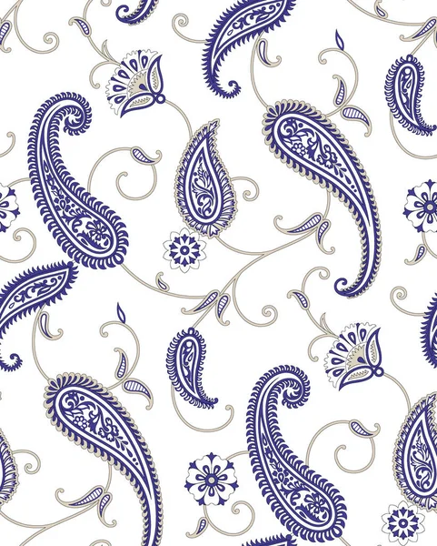 Traditional Asian Paisley Pattern Design — Stock Photo, Image