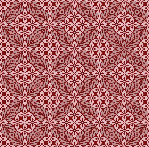 Seamless Vector Pattern Maroon Color — Stock Vector