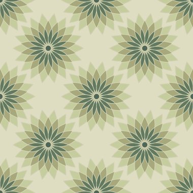 Kusursuz vektör çiçek deseni tasarımı