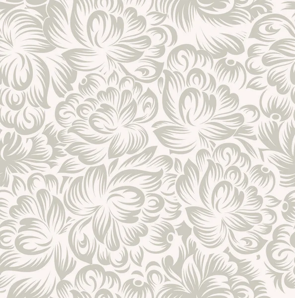Diseño Patrón Fondo Pantalla Floral Vector Sin Costura Abstracto — Archivo Imágenes Vectoriales