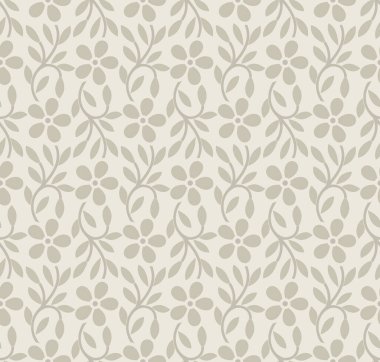 Seamless small floral wallpaper pattern design