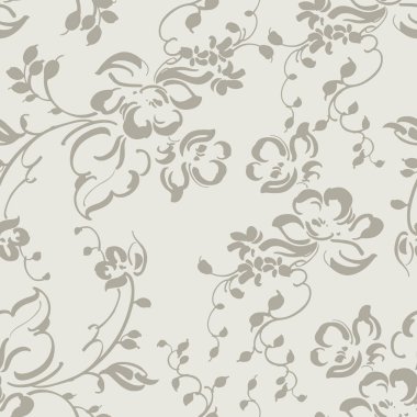 Soyut dikişsiz gül çiçeği duvar kağıdı deseni tasarımı