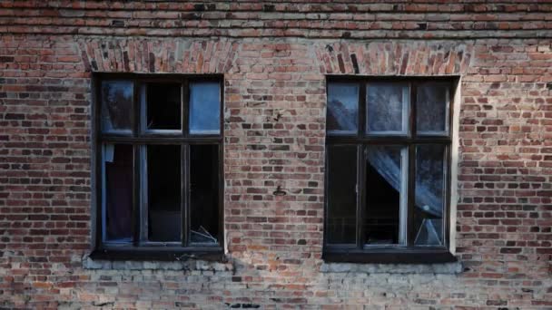 가파괴 창문이 깨졌으며 우크라이나 에서의 — 비디오