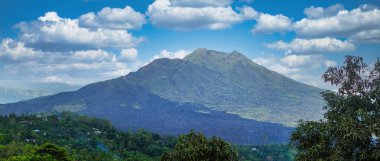 Endonezya 'nın Batur Dağı Bali Adası Panoraması