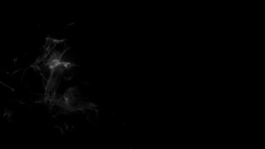 Soyut gerçekçi duman yavaş çekim örtüşmesi. Yüksek kaliteli FullHD görüntüler