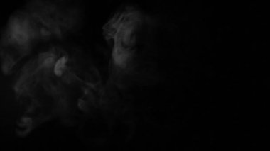 Soyut gerçekçi duman yavaş çekim örtüşmesi. Yüksek kaliteli FullHD görüntüler