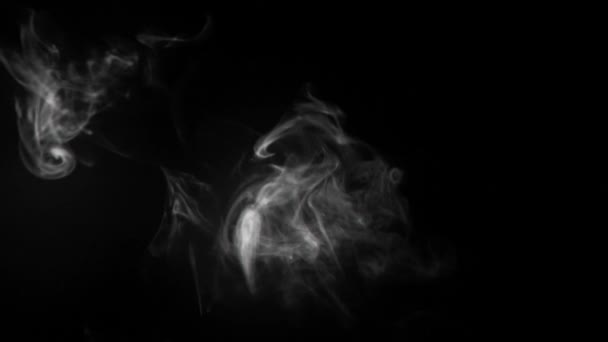 Αφηρημένη Ρεαλιστική Επικάλυψη Καπνού Αργή Κίνηση Υψηλής Ποιότητας Υλικό Fullhd — Αρχείο Βίντεο