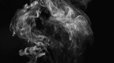 Soyut gerçekçi duman yavaş çekim örtüşmesi. Yüksek kaliteli FullHD görüntüler