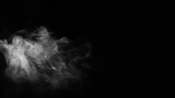 Абстрактный Реалистичный Наложение Замедленного Дыма Высококачественные Fullhd Кадры — стоковое видео