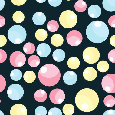 Çizgi film tarzında kusursuz yuvarlak lolipoplar. Tekstil, mutfak tasarımı, havlular ve önlükler, çocuk kumaşları ve ambalajları için desen.