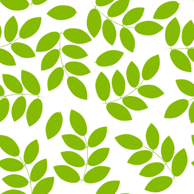 Kusursuz desenli yeşil yapraklar. Tekstil ve arkaplan deseni.