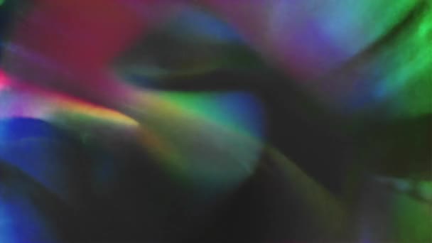 Psychedelic Animation Dynamic Animation Light Dispersion Retro Animation Illuminated Film — Wideo stockowe