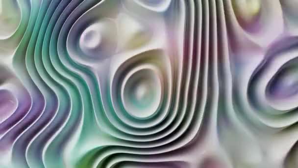 液体塑料的三维抽象动态动画 液态金属波色彩动画 现代动态设计动画 — 图库视频影像