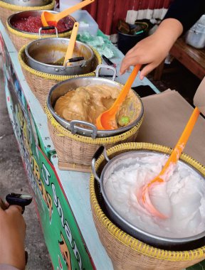 Endonezya Jogjakarta stili Jenang atıştırmalıkları