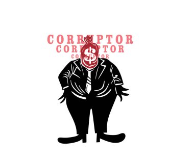 big and heavy corruptor logo clipart