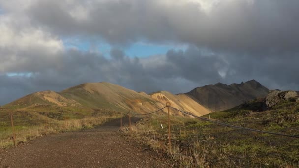 Islandia Hermosos Paisajes Viaje Inolvidable Fantástica Naturaleza Nórdica Que Forma — Vídeos de Stock