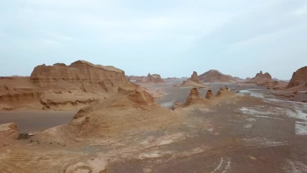 Όμορφη Φύση Έρημος Όμορφο Τοπίο Της Ερήμου Οικολογικό Περιβάλλον Ξηρασία — Αρχείο Βίντεο