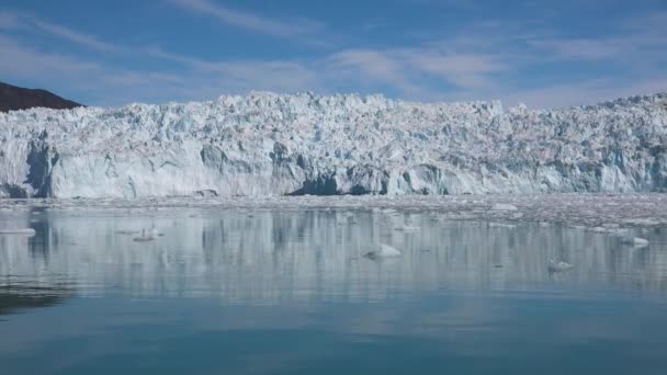 Glacier Svalbard Navigation Entre Les Icebergs Svalbard Spitsbergen Norvège Glacier — Video