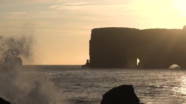 Peisaje Din Islanda Frumusețea Naturii Arctice Peisaj Arctic Icelandă Frumoase — Videoclip de stoc