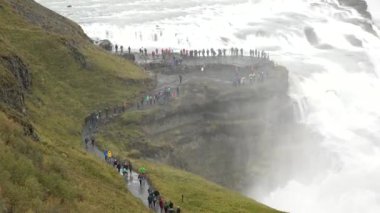 İzlanda 'nın güzel manzaraları. Harika Kutup Doğası.