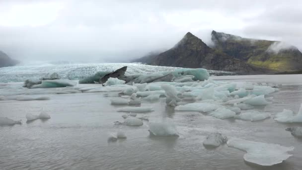Piękne Krajobrazy Islandii Wspaniała Arktyczna Natura — Wideo stockowe
