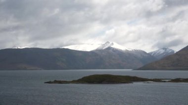 Patagonya, Macellan Boğazı, Şili, Güney Amerika. Dağlar, buzullar. Buzul Bulvarı 'ndaki buzulların manzarası, Patagonya Gemi Kaşifleri, Şili fiyortları.