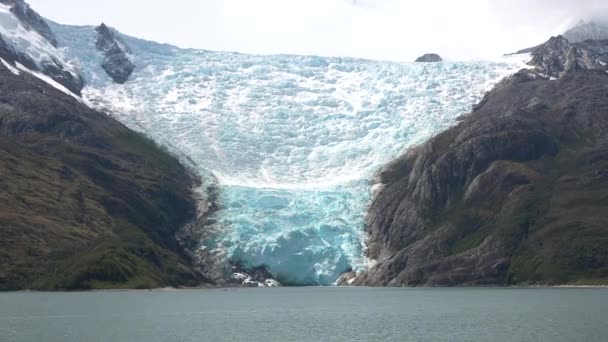Eriyen Buzullar Doğanın Güzelliği Hava Iklim Değişikliği Küresel Isınma Çevre — Stok video