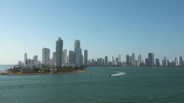 Cartagena Colombia Enero 2020 Cartagena Una Ciudad Portuaria Colombiana Costa — Vídeos de Stock