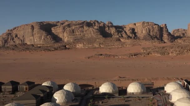 Panorama Montañas Desierto Sand Hills Sequía Erosión Geología Cambio Clima — Vídeo de stock