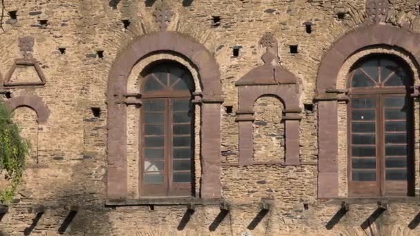 Een Stenen Ruïne Van Middeleeuws Kasteel Historisch Fort Gondar Cultureel — Stockvideo