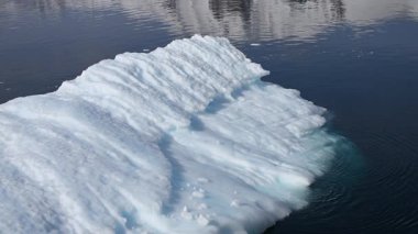 Kuzey Kutbu sularında şaşırtıcı buz oluşumlarıyla sakin bir günde yakalanan buzul mucizesi. Kutup sularındaki buzul harikası sakin bir günde çarpıcı buz oluşumlarıyla yakalandı.