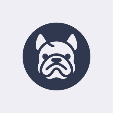 Şirin Çizgi Köpek siluet vektör simgesi